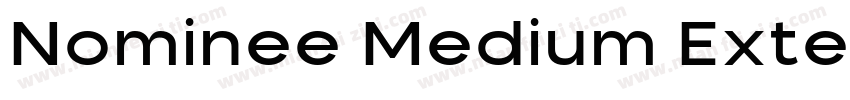 Nominee Medium Exten字体转换